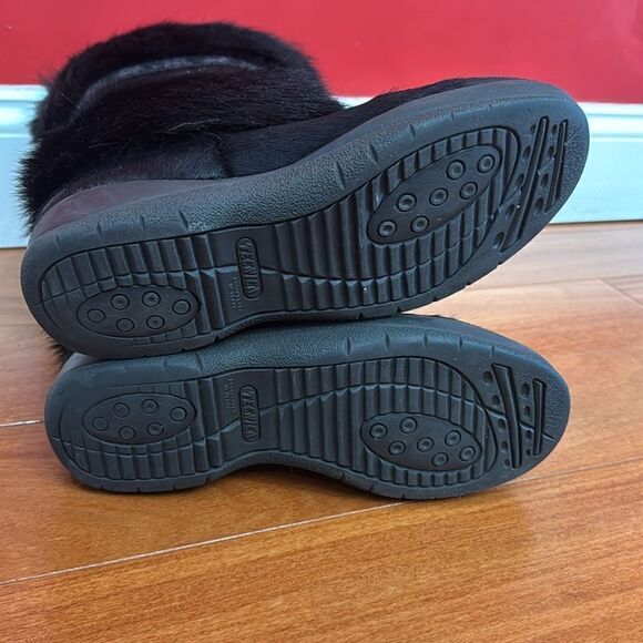 Tecnica Skandia Women's Black Fur Ski Boots Made in Italy size 10 - Picture 7 of 12